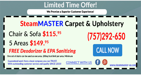 SteamMaster Cleaning Specials